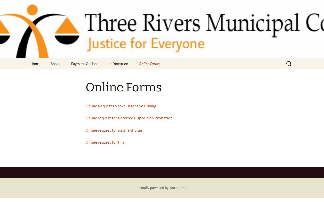 Three Rivers court docket defensive driving and deferred disposition forms
